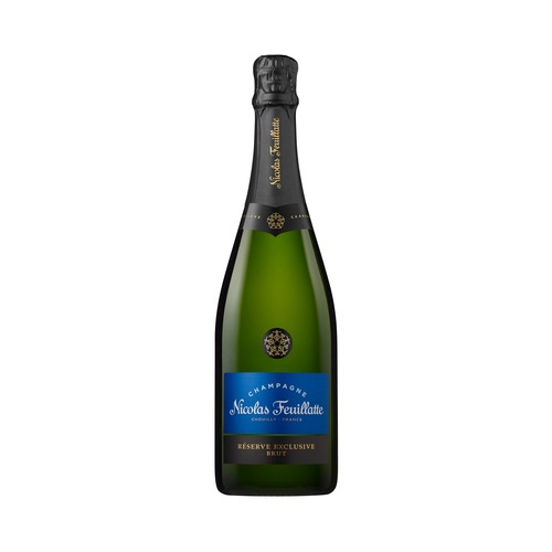 NICOLAS FEUILLATTE Champagne francés brut reserva exclusiva botella 75 cl.