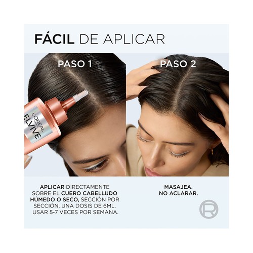 ELVIVE Growth booster Sérum capilar intensivo anticaída 102 ml.