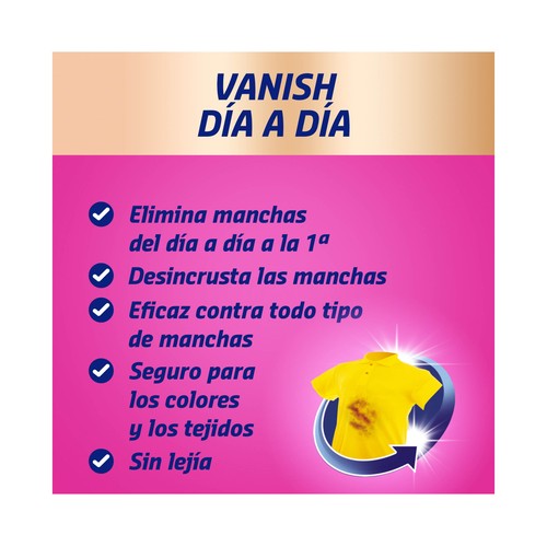 VANISH Quitamanchas del día a día 4en1 VANISH OxiAction, spray 750 ml.