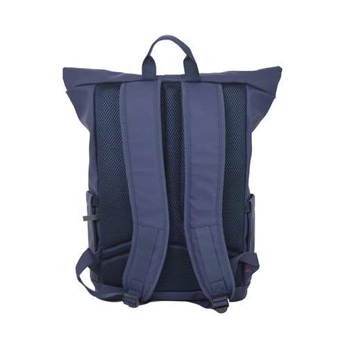 Mochila New Shape Rolltop color azul. YOUNG'S ATTITUDE