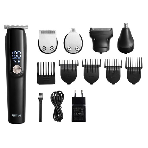 Multibarbero 5 en 1 QILIVE 600142212, 10 accesorios, 90min autonomía.
