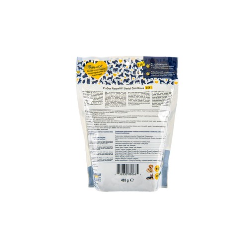 PLAQUEOFF Snacks para perros dental huesos PLAQUEOFF 480 g.