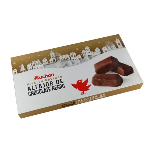 PRODUCTO ALCAMPO Alfajor de chocolate negro auchan 300 g.