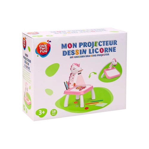 Proyector de unicornio ONE TWO FUN ALCAMPO