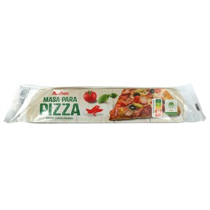 Imagen de AUCHAN Masa para pizza tradicional con levadura panadera 260 g. Producto Alcampo
