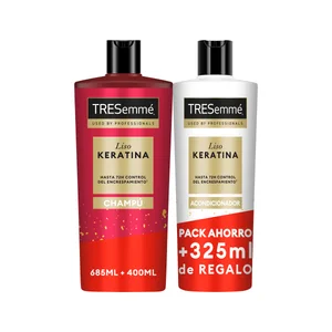 TRESEMMÉ keratina Pack de champú y acondicionador 685 + 400 ml.