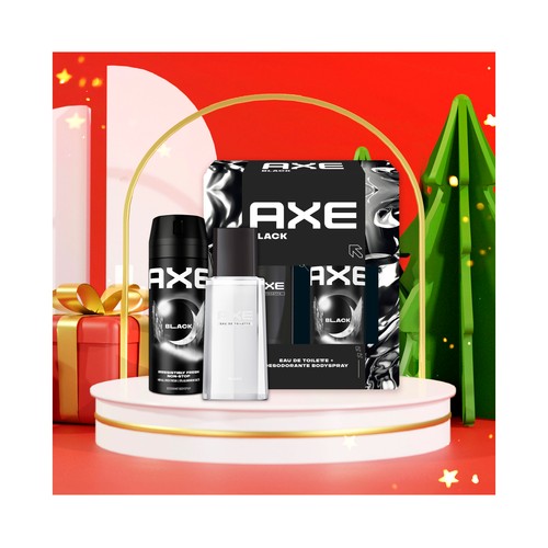 AXE Black Estuche con desodorante en spray (150 ml) y eau de toilette para hombre (75 ml).