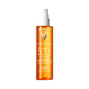 VICHY Capital soleil Aceite protector solar acabado invisible con FPS 50+ (muy alto) 200 ml.
