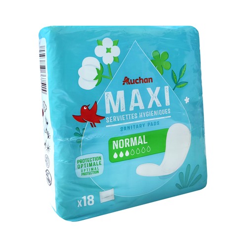 PRODUCTO ALCAMPO Compresas maxi normal 18 uds.