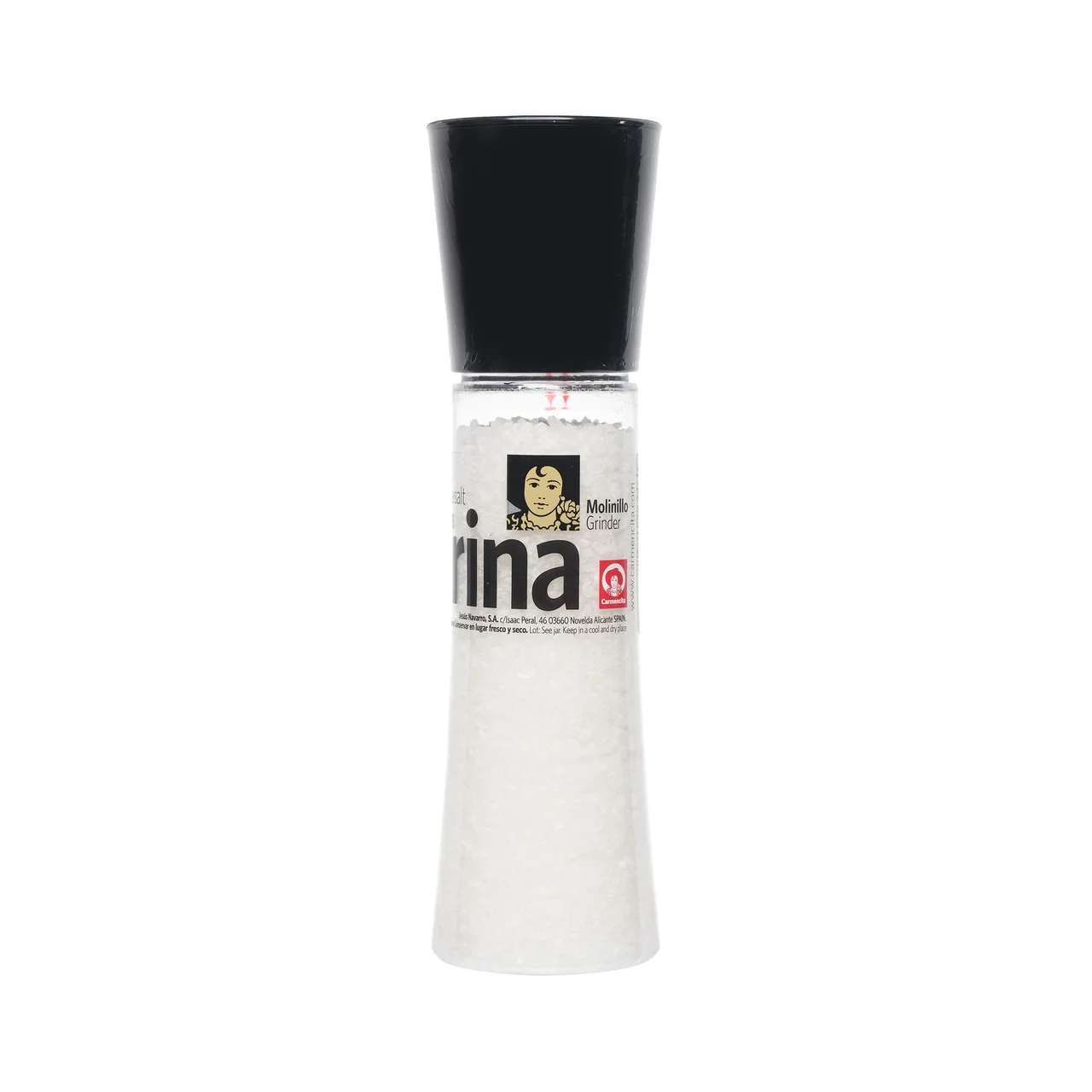 Sal marina mediterránea en molinillo 360 g.