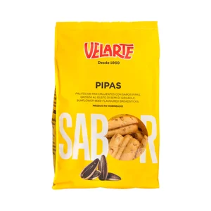 VELARTE Palitos crujientes con sabor a pipas 180 gr.