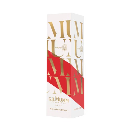 G.H. MUMM Gran cordon rouge Champagne elaborado en Francia botella de 75 cl.
