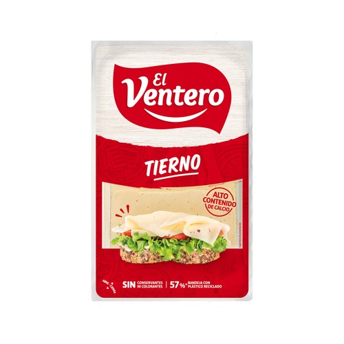 EL VENTERO Queso tierno en lonchas 180 g. 