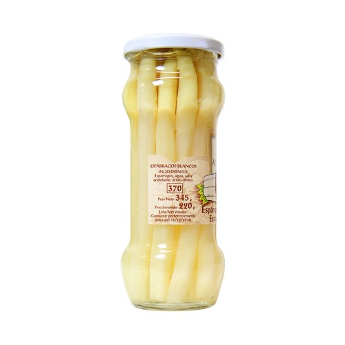 ALTA COCINA Espárragos blancos 9/12 piezas frasco de 220 g.