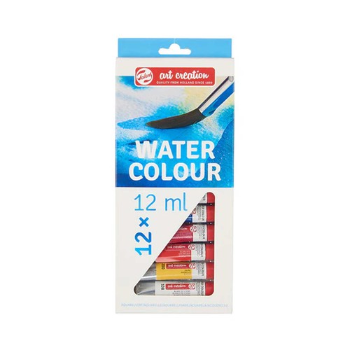 Set TALENS ARTCREATION de 12 tubos de acuarela de 12 ml