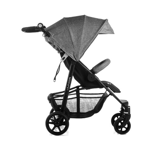 Silla de paseo para bebé hasta 15 kg, color negro, BABYNURSE Junior Y89.