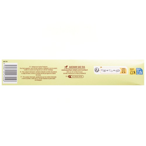 PRODUCTO ALCAMPO Barquillos de chocolate con leche y avellana 175 g.