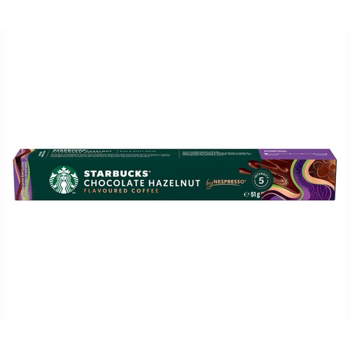 STARBUCKS Café cápsulas de chocolate hazelnut 10 uds. 51 g.