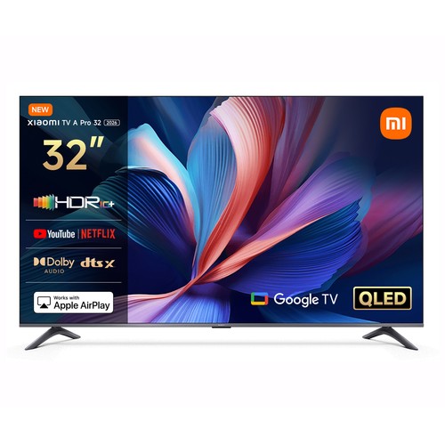 Televisión QLED 81,2cm (32") XIAOMI A PRO 32 2026 ELA5936EU, Smart TV, HD, Google TV, Dolby Audio, 60Hz, 2 HDMI.