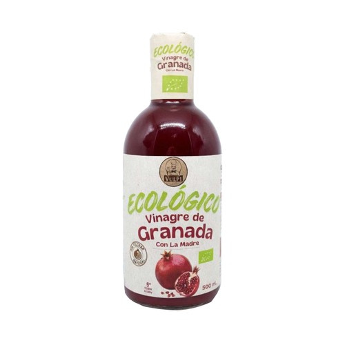 VULPI Vinagre ecológico de granada sin filtar con la madre 500 ml.