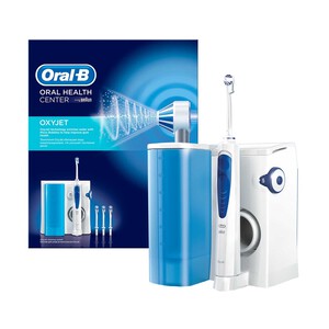 Irrigador bucal profesional ORAL-B OxyJet, tecnología microburbújas, 5 presiónes.            