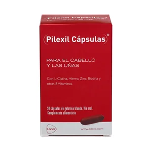 PILEXIL Complemento alimenticio para hombre o mujer, que contribuye a fortalecer el cabello PILEXIL 50 uds.