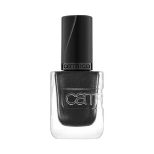 CATRICE Gel affair tono 044 Sparkle like it´s midnight, negro con purpurina plateada Esmalte de uñas de larga duración tipo gel.