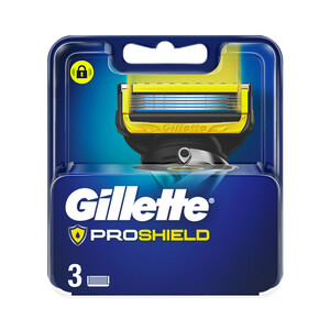 Imagen de GILLETTE Recambio de cuchillas de 5 hojas para maquinillas de afeitar GILLETTE Proshield 3 uds.