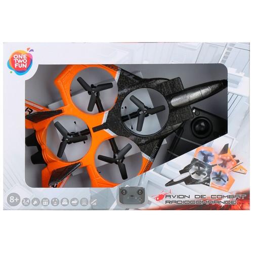 Avión radiocontrol de Combate, modelos surtidos +8 Años ONE, TWO FUN