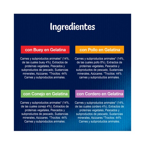 FELIX Comida para gatos a base de carne en gelatina PURINA FELIX 4 uds. x 85 g.