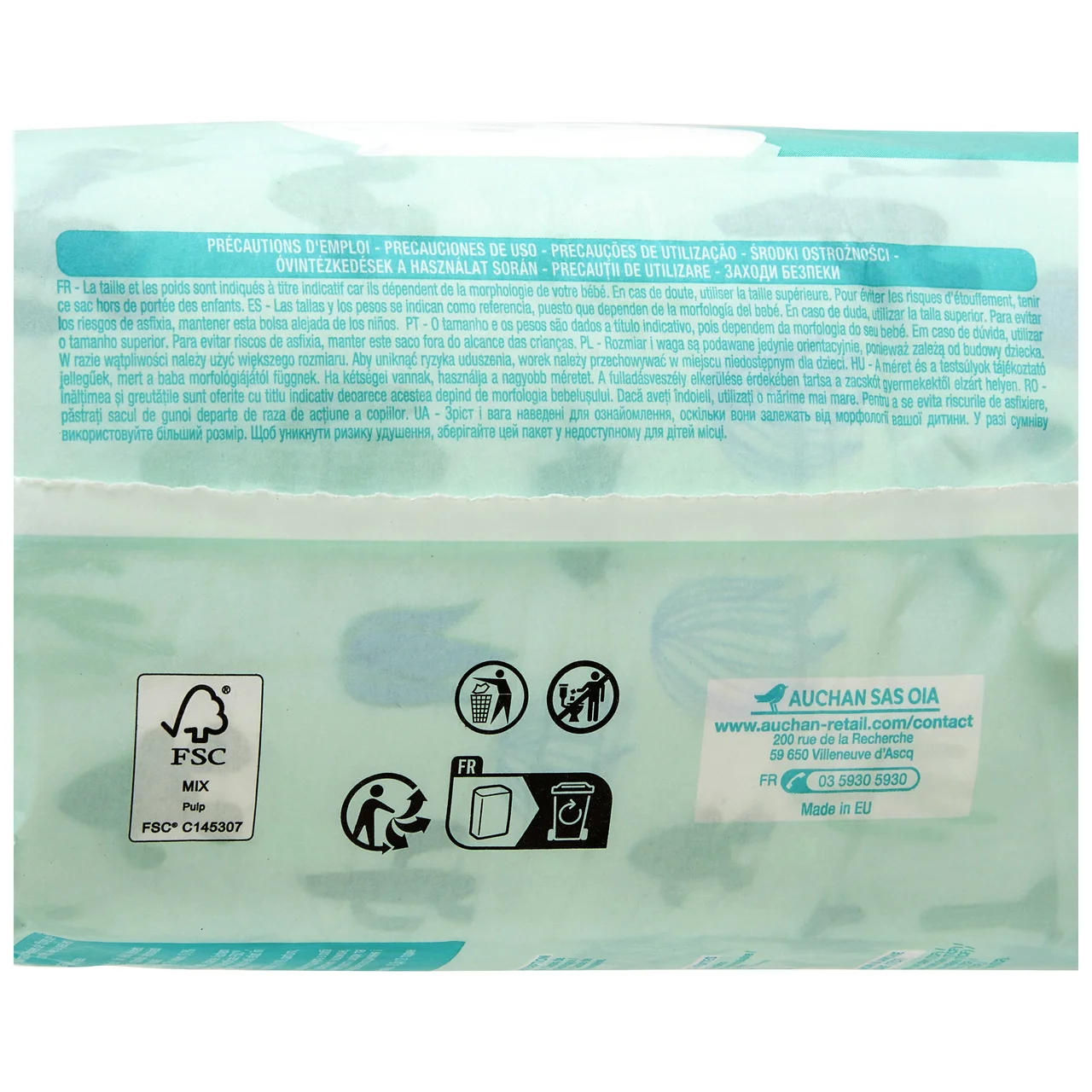 PRODUCTO ALCAMPO Baby sensitive Pañales talla 5 (11-25 kg) 28 uds.
