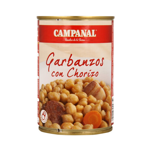 CAMPANAL Garbanzos con chorizo CAMPANAL 425 g.