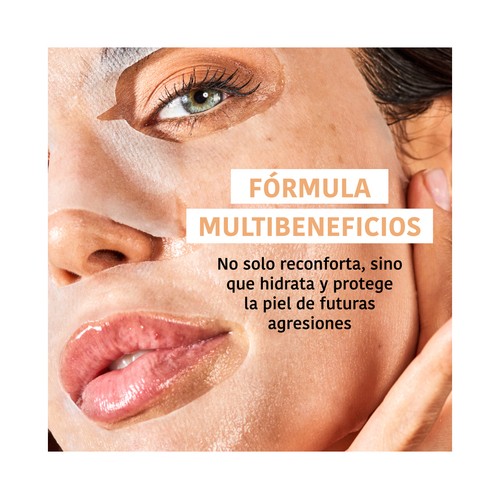 IROHA NATURE Mascarilla facial hidratante y calmante, para piel sensible.