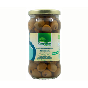 Imagen de CAMPOMAR NATURE Aceituna ecológica Manzanilla S/ Hueso CAMPOMAR NATURE 170 g.