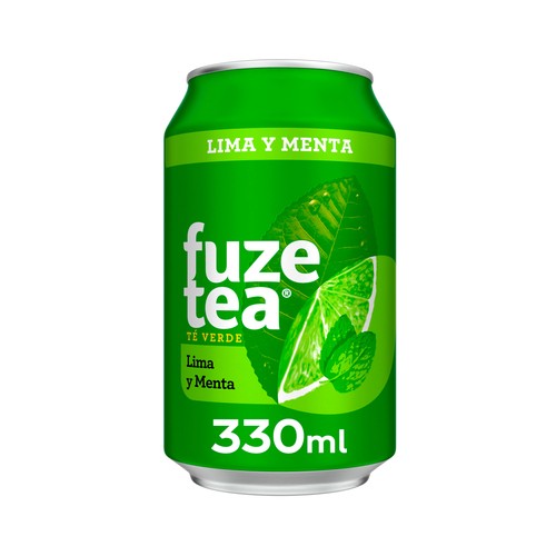 FUZE TEA Refresco de té verde sabor lima y menta 33 cl.