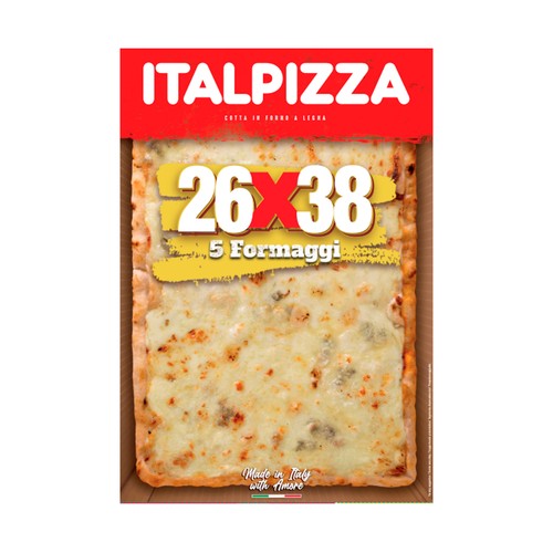 ITALPIZZA Pizza 5 formaggi 26x38 520 g.
