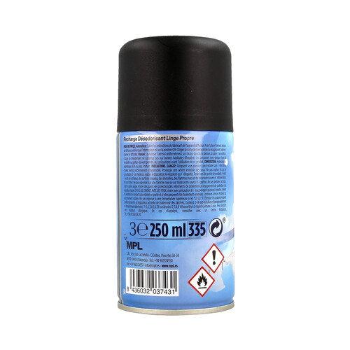 EKOSAN Ambientador recambio , ropa limpia EKOSAN 250 ml