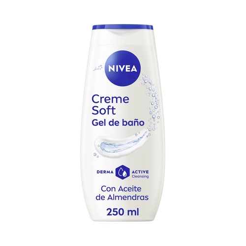 NIVEA Loción corporal reafirmante (400 ml) + gel de ducha con aceite de almendras (250 ml). 