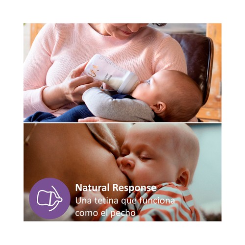 AVENT Natural response teat de Philips Tetinas de flujo ultra rápido (5) para bebés de más de 6 meses 2 uds.