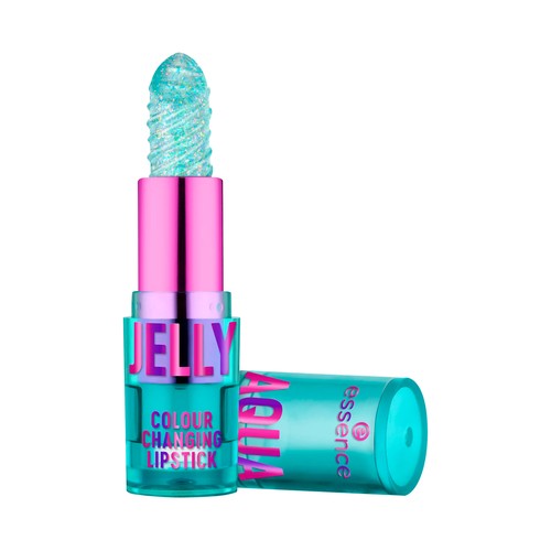 ESSENCE Aqua jelly Barra de labios adaptable al color, acabado brillante y aroma afrutado.
