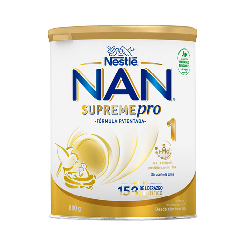 NAN Leche en polvo de inicio desde el primer día NAN Supreme pro 1 800 g.