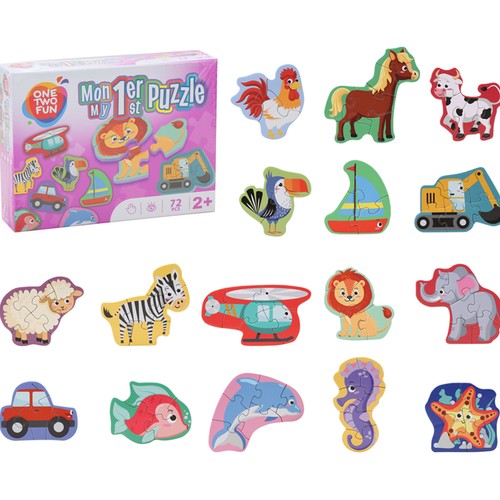 Mi primer puzzle ONE TWO FUN ALCAMPO.