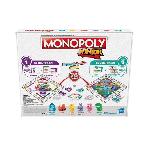 Monopoly Junior 2 Games In 1 +4 Años