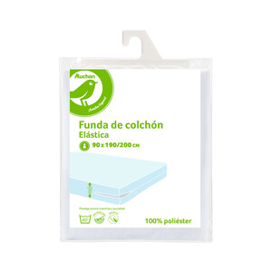 Funda de colchón elástica, 90cm, PRODUCTO ECONÓMICO ALCAMPO.
