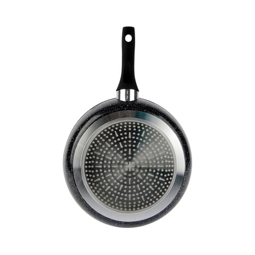Sartén de 26cm. con antiadherente triple capa piedra, apta para inducción, serie Onix TABERSEO.