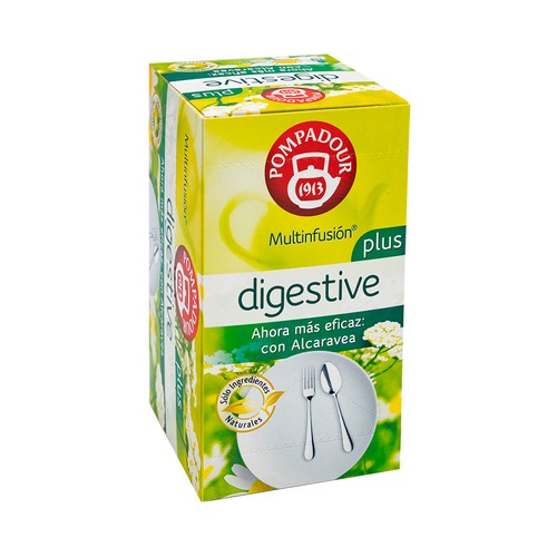 Infusión digestive POMPADOUR 20 bolsitas 44 gr,