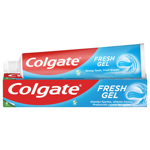COLGATE Fesh gel Pasta de dientes con flúor para unos dientes fuertes y un aliento fresco 75 ml.