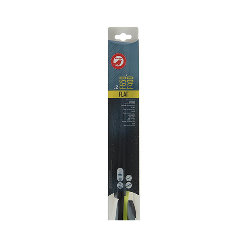 Pack de 2 escobillas limpiaparabrisas de 650+400mm, PRODUCTO ALCAMPO F650 + F400.
