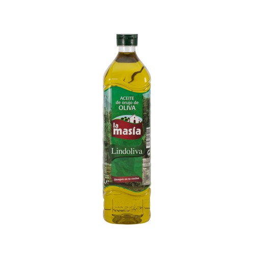 LA MASÍA Aceite de orujo de oliva Lindoliva botella de 1 l.