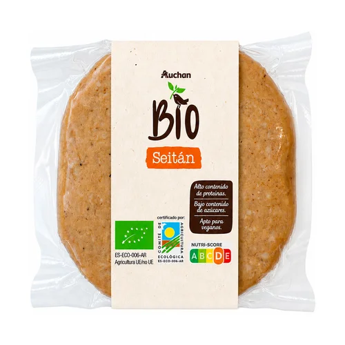 SORIA NATURAL Biio Seitán ecológico en lonchas 300 g.